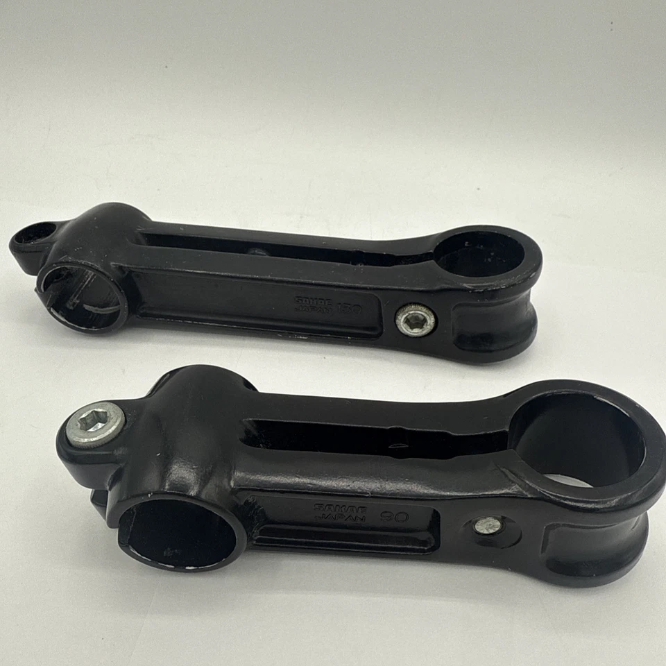 Шток горного велосипеда Sakae I-Beam 130/90 мм1-1/8 дюйма безрезьбовой зажим 25,4 винтажный лот из 2 - Изображение 3 из 4