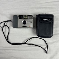 Pentax PC-550 Point  Shoot Pentax Lens 28mm Film Camera UNTESTED