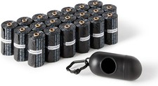 Amazon Basics Hundekotbeutel mit Spender und Leinenclip, Unparf&uuml;miert, 300