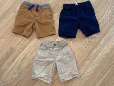 Lot of 3: Carters  Old Navy Toddler Shorts with Pockets Multicolor Size 4T-5T
