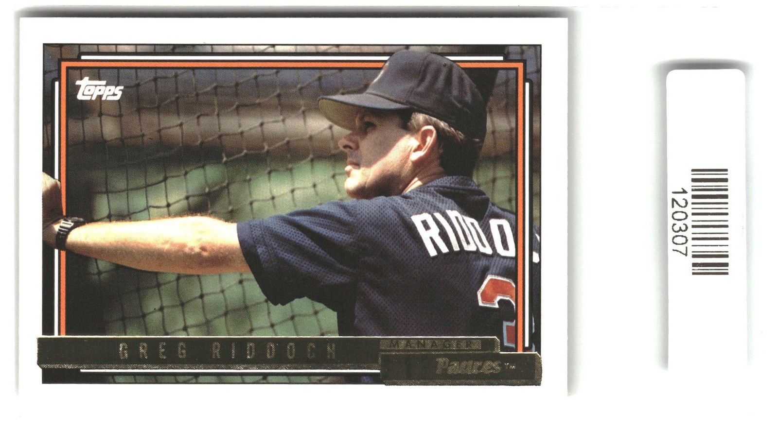 Greg Riddoch 1992 Topps #351 Gold
