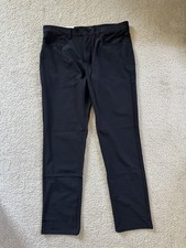 Member's Mark Men's Slim Fit Benton Performance Pant 34 x 32 NWT Black