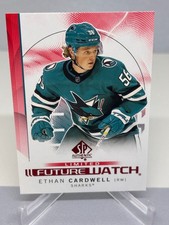 Ethan Cardwell 24-25 SPA Future Watch Limited Red Rookie #187 San Jose Sharks