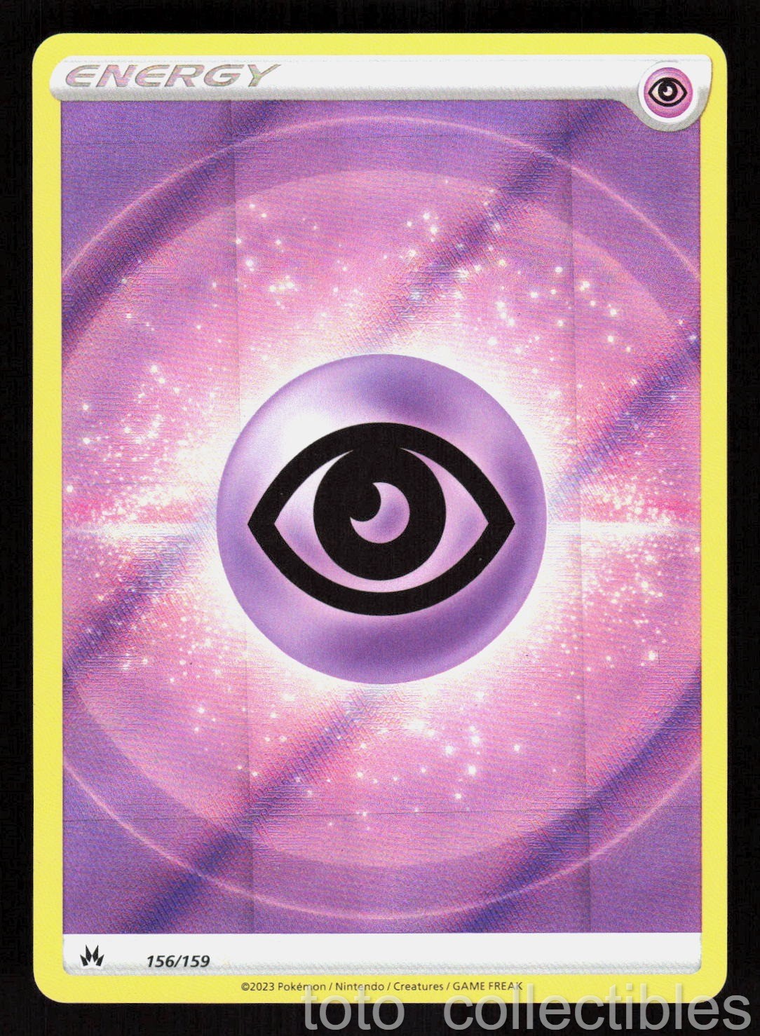 Psychic Energy 156/159 Ultra Rare Crown Zenith Pokemon Holo Near Mint