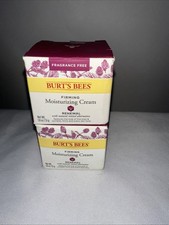 2 x 1.8oz Burt's Bees Firming Moisturizing Cream Renewal Discontinued HTF