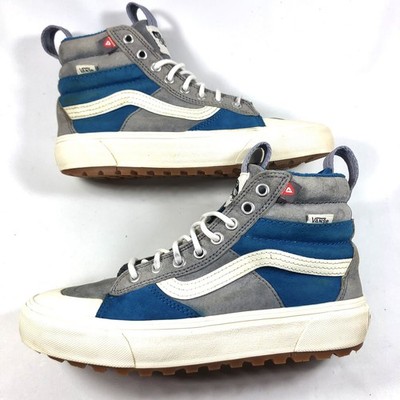 Vans Sk8-Hi MTE 2.0 DX Shoes in a blue block & marshmallow color sz MN 6.5 WM 8