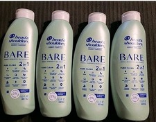 4 Head  Shoulders Bare Pure Clean 2IN1 Dandruff Shampoo  Conditioner 13.5oz