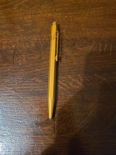 Caran d'Ache 849 Goldbar Ballpoint Pen Gold Swiss Made