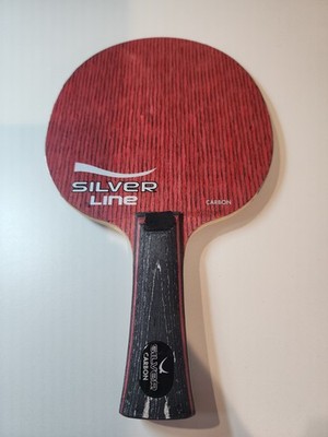 DISCONTINUED! Yasaka Silver Carbon FL Handle Shakehand Table Tennis Blade