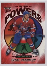 2025-26 Upper Deck Fleer Ultra Power Red 95/99 Ivan Demidov #UP11of25 1f31