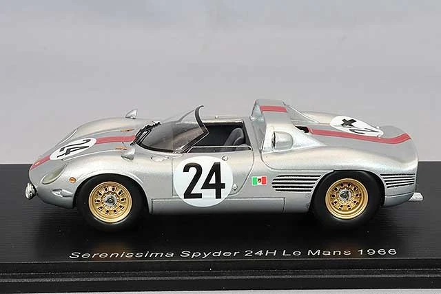 Spark S7560 1/43 SERENISSIMA SPYDER NO.24 24H Le Mans 1966 Vettura Da Giappone - Immagine 2 di 4