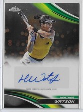 2025 Topps Chrome Tennis Heather Watson Base Auto Autograph
