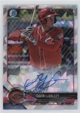 2018 Bowman Chrome Prospect Atomic Refractor 33/100 Gavin LaValley Auto 2f9