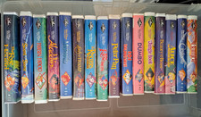 DISNEY Black Diamond VHS Lot of 16 w/Banned Little Mermaid, Beauty, Dumbo, Lady