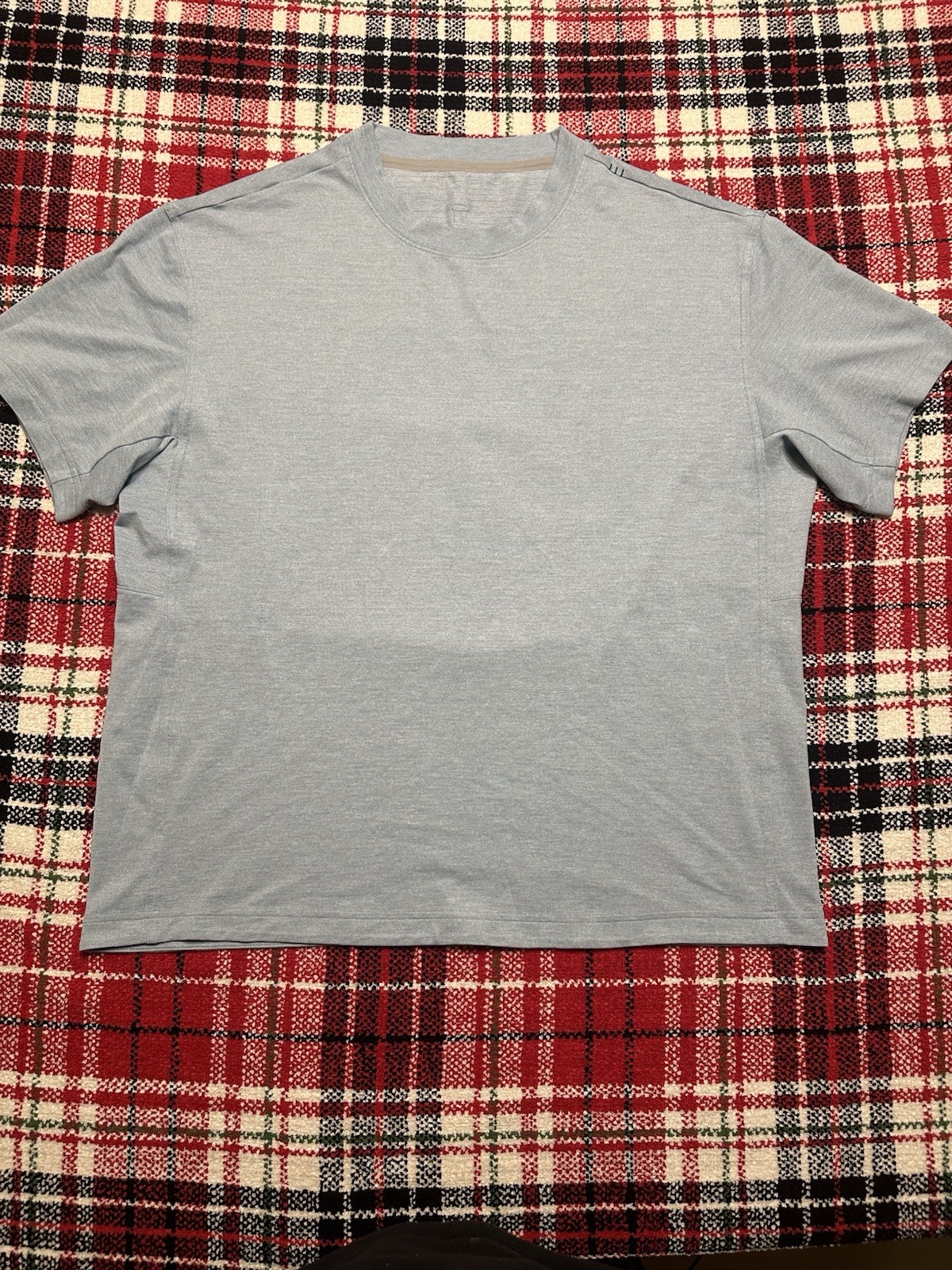 Lululemon Men's T-Shirt Short Sleeve Size XL Color Blue Gym Workout
