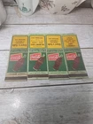 LOT of 4  Coca Cola Green Vintage Matchbook Cover