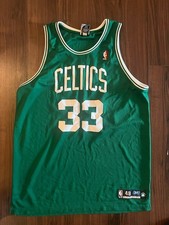 Vintage Reebok Boston Celtics Larry Bird Authentic Jersey Sz 48 RARE sewn