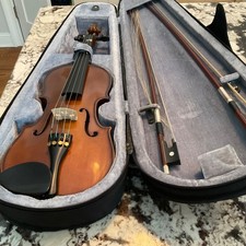 Cremona Student model SV-115 sized 1/2 Violin 2Bows/Case