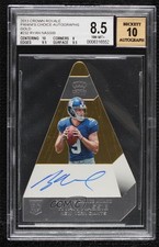 2013 Crown Royale Panini's Choice Gold Signatures 15/25 Ryan Nassib Auto pn1