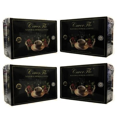 4x Organic Herbal Coffee 10 Sachets/Box Natural Stamina & Energy Booster