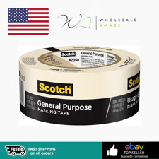 Scotch General Purpose Masking Tape, 1.88 in x 60.1 yd, Beige -2050