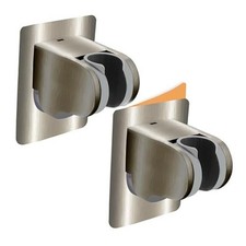 2 Pack No Drilling On Wall Mounted Shower Bracket for Handheld Shower Head,