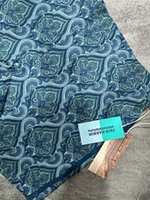 Fair Harbor Mens Swim Trunks Blue Green Elastic Waist Back Pocket Lined SZ 36