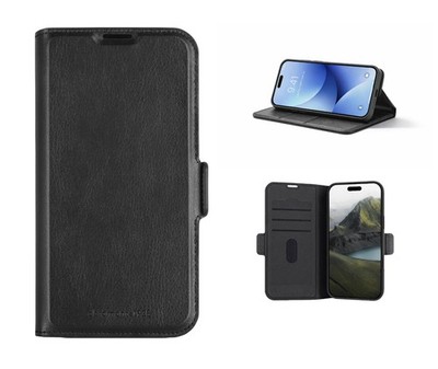 dbramante1928 OSLO Pro Klapphülle Folio für Apple iPhone 16 Plus Schwarz