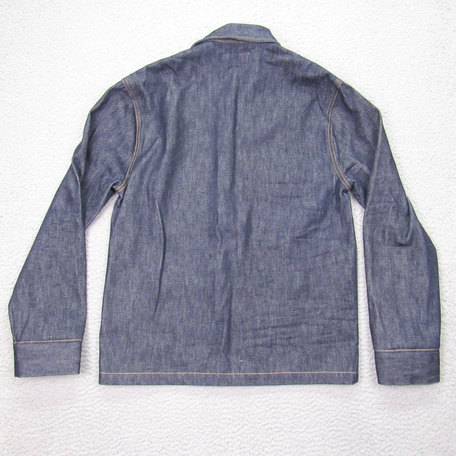 Tellason Stock Men's Size M Blue Denim Jacket Vintage Inspired Made in USA - product detail image 12