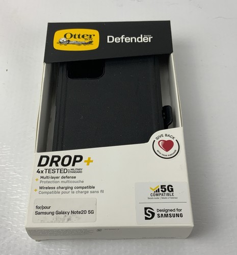 OtterBox Defender Case for Samsung Galaxy Note20- Black