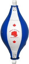 RightPunch Double End Speed Ball | Hide Leather Boxing Dodge Speed Bag Punching