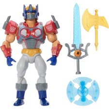 Masters of the Universe Origins x Transformers Optimus Prime Armor He-Man Action