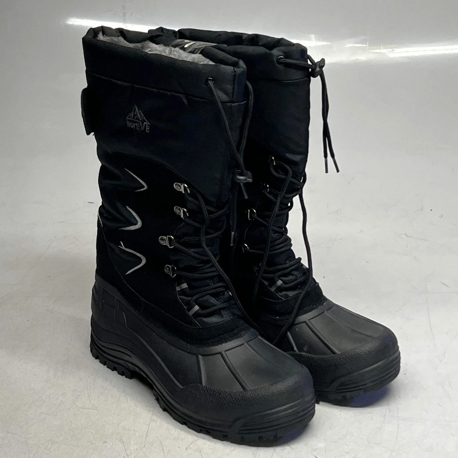 NORTIV8 Men's Waterproof Insulated Hiking Snow Boots Size 10, Black
Opens in a new window or tab