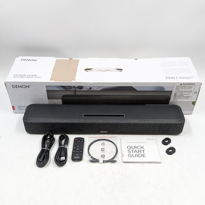 Denon Home Sound Bar 550 w/ Remote, Built In Alexa & More (DENONHOMESB550E3)