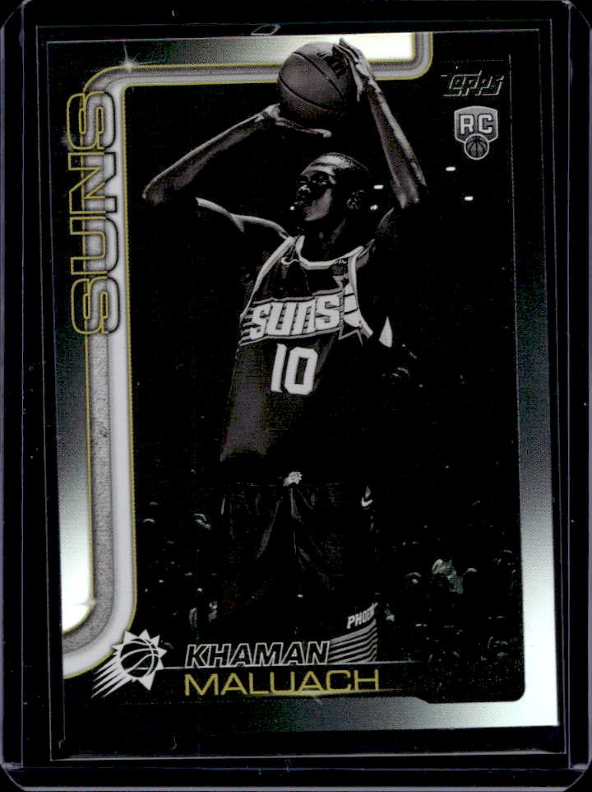 2025-26 Topps Khaman Maluach Blackout Variation RC Rookie #210