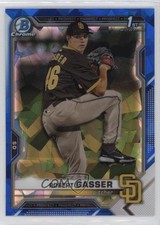 2021 Bowman Chrome Draft Sapphire Edition Robert Gasser #BDC-135 14mx
