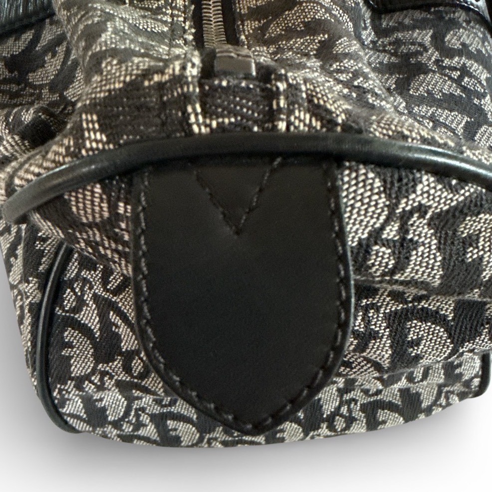 Christian Dior Vintage Black Trotter Boston Bag thumbnail 9