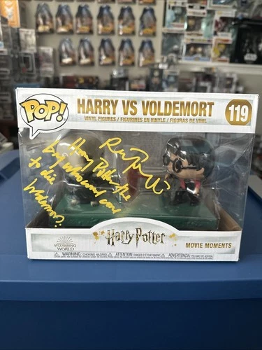 Funko Pop! Harry Potter Voldemort Two-Pack Signed Ralph Fiennes SWAU Certified