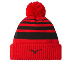 New Mizuno BT Pom Golf Beanie Bobble Hat Red OSFM Code 9076 RRP £27.99