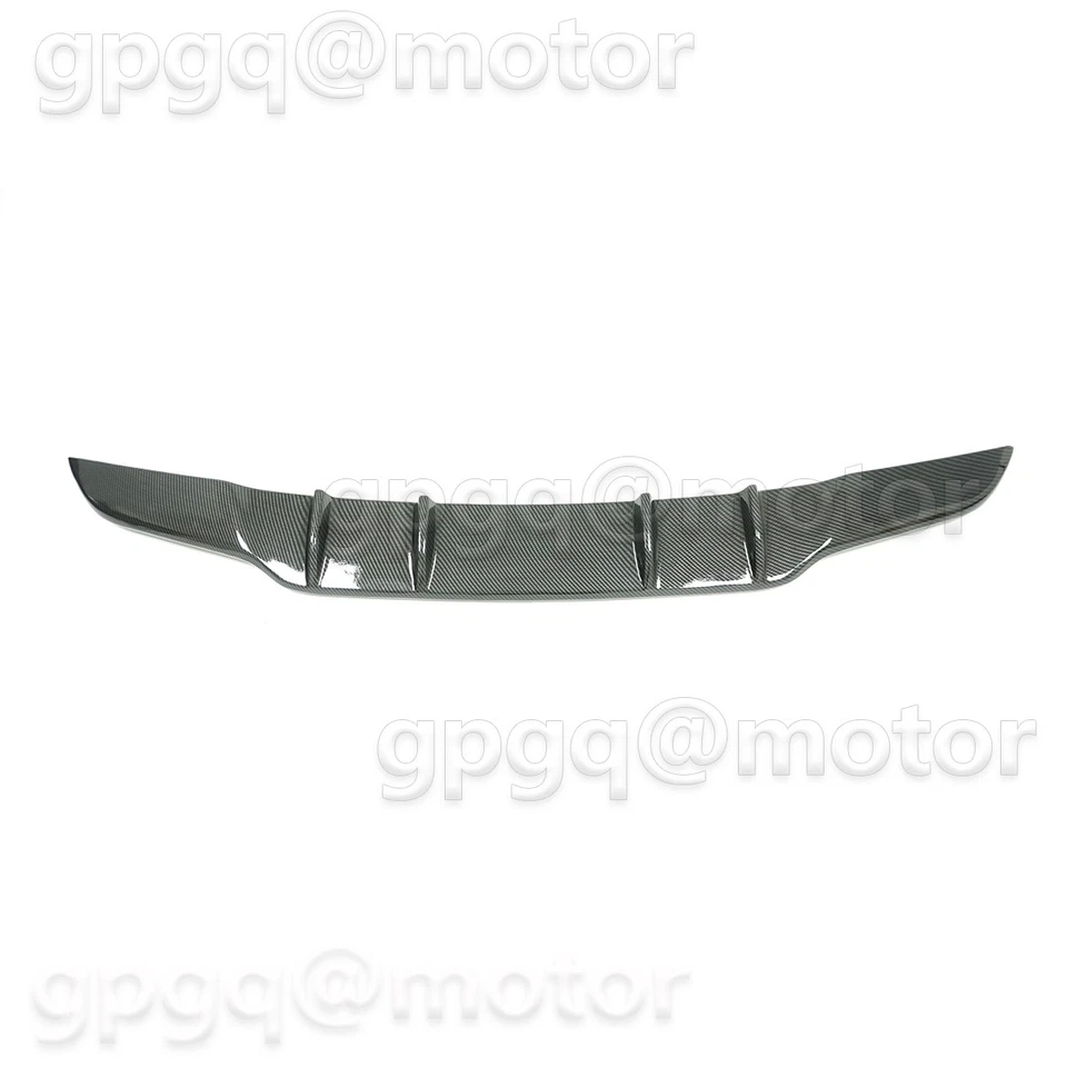 For Jeep Grand Cherokee 2013-21 Carbon Fiber Rear Upper + Mid Wing Trunk Spoiler - Image 3 of 4