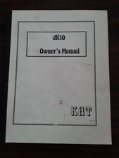 Alternate Mode DrumKat DK-10 Owners Manual for Pad Controller - No Missing Pages