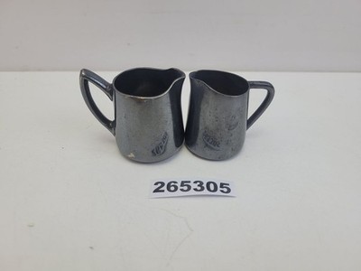 2x milk jug cafe Pötzsch Wellner Soehne/Frank ESG silver 2.5cl #265305
