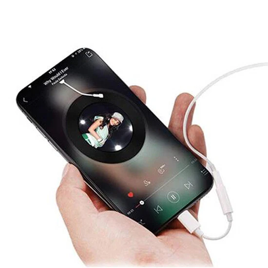 Audio Aux für iPhone Adapter auf Klinke Kabel Kopfhörer Stecker 3,5mm Aux IOS - Bild 4 von 4