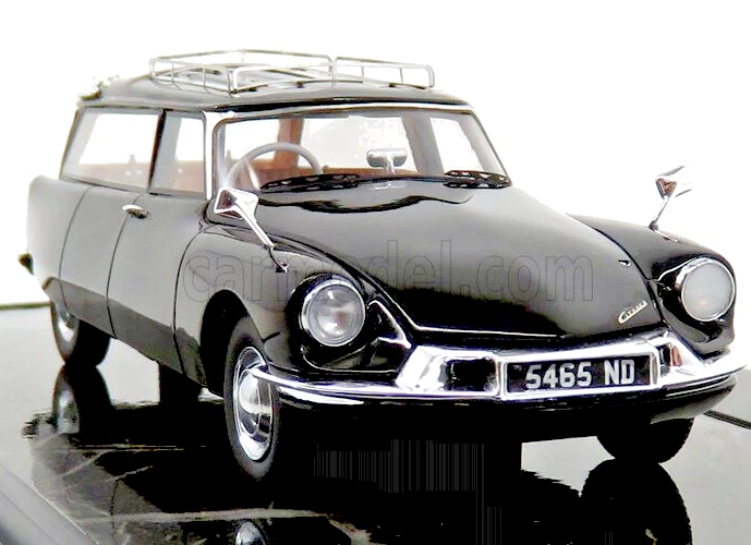 wonderful resin-modelcar 1/43 CITROEN ID19 CORTEGE SLOUGH HEARSE 1962 - black - - Image 2 of 4