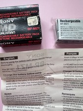 Vintage Sony Walkman BP-MZ1 Nickel Cadmium Rechargeable Battery in Box UNTESTED