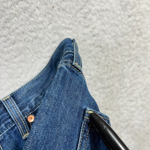 Jeans Levi's Low Pro gamba dritta donna 26 (29x30) DIFETTI* denim blu vita alta - Foto 14 di 16