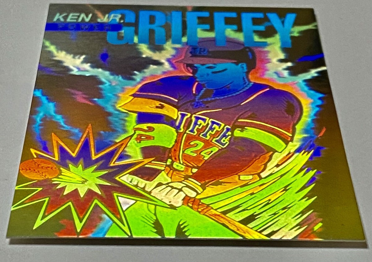 1992 Arena Holograms Ken Griffey Jr. The POWER Card #3 Rare