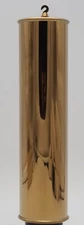 Grandfather Clock Weight Single Shell 60 x 245 mm Polished Brass Howard Miller