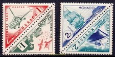 EBS MONACO 1954 - Postage Due - Transport - T39A - T41 - MNH**