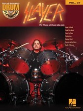 Slayer Drum Play-Along Book and CD Percussion Sheet Music NEW 000139861